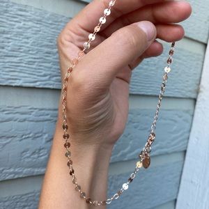 Rose gold choker